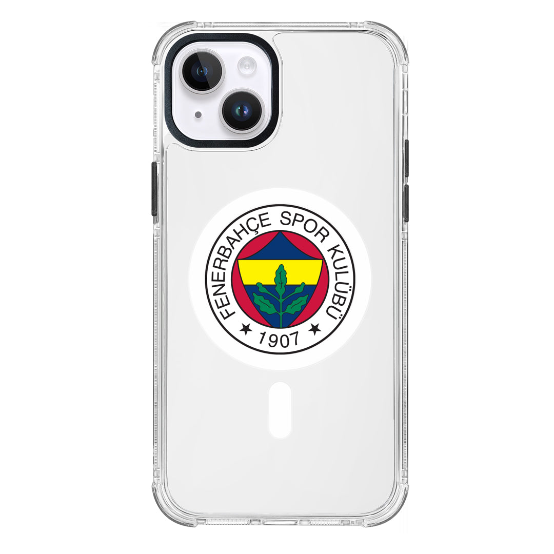 Fenerbahçe Magsafe Logo Şeffaf iPhone 13 Telefon Kılıfı