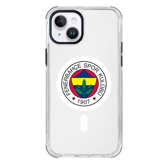 Fenerbahçe Magsafe Logo Şeffaf iPhone 13 Telefon Kılıfı