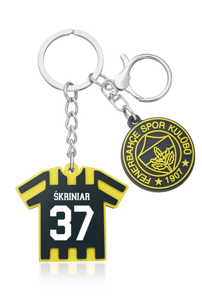 Fenerbahçe Milan Škriniar Charm Arma Silikon Anahtarlık