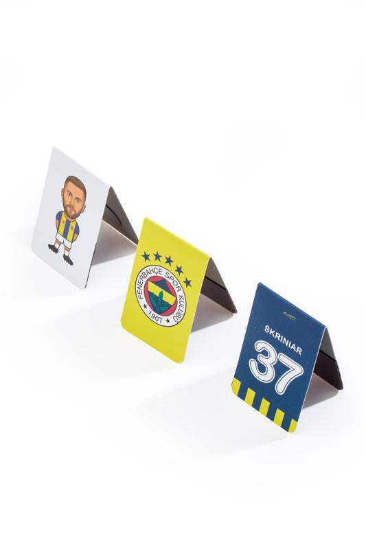 Fenerbahçe Milan Škriniar 3'lü Mıknatıslı Kitap Ayracı Seti