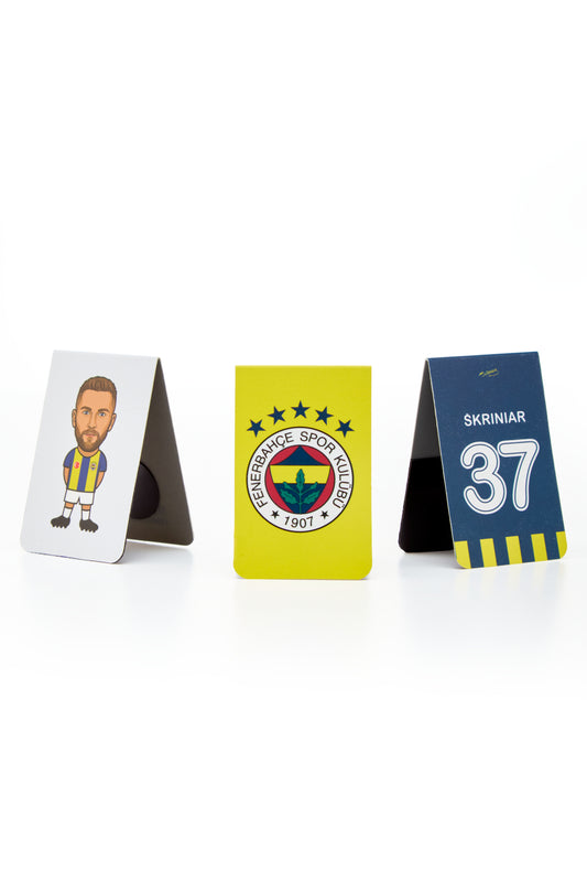 Fenerbahçe Milan Škriniar 3'lü Mıknatıslı Kitap Ayracı Seti