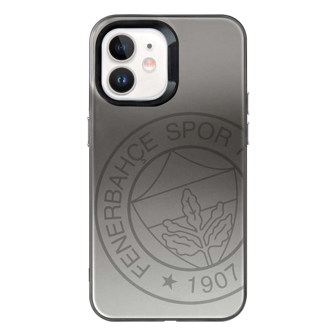 Fenerbahçe Premium Monochrome Büyük Logo iPhone 12 Telefon Kılıfı