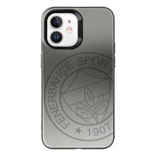 Fenerbahçe Premium Monochrome Büyük Logo iPhone 12 Telefon Kılıfı