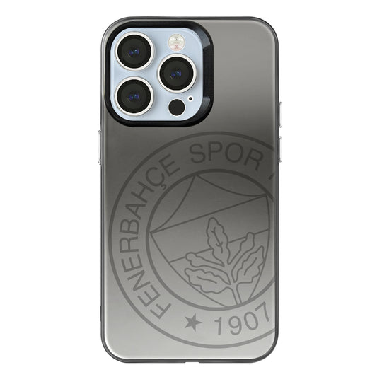 Fenerbahçe Premium Monochrome Büyük Logo iPhone 14 Pro Telefon Kılıfı