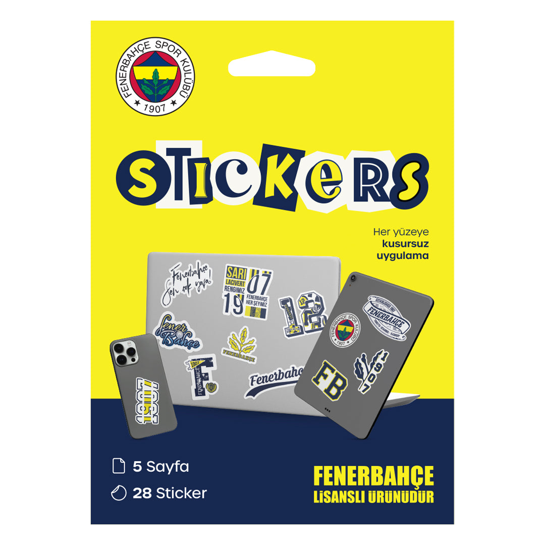 Fenerbahçe Sarı Sticker Paketi