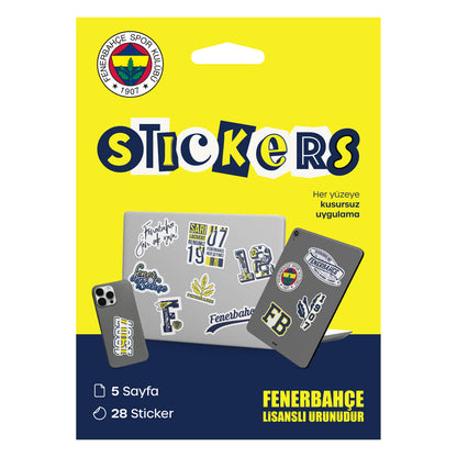 Fenerbahçe Sarı Sticker Paketi