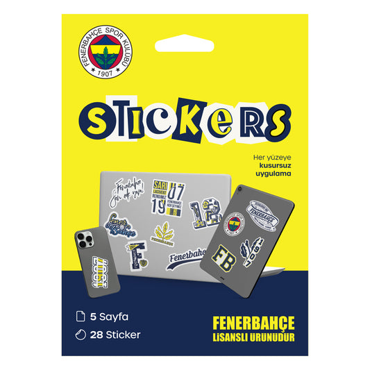 Fenerbahçe Sarı Sticker Paketi
