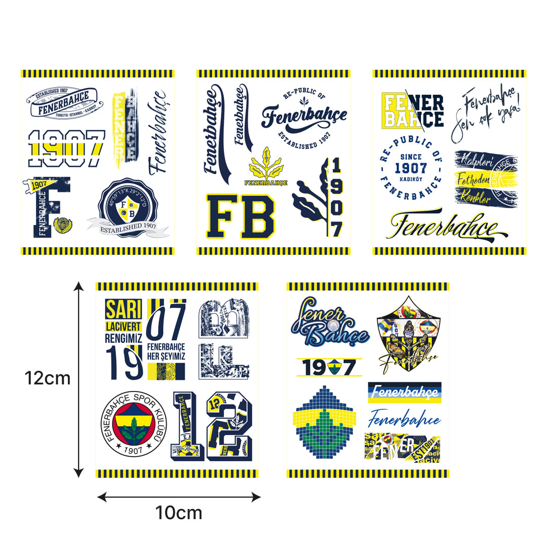 Fenerbahçe Sarı Sticker Paketi