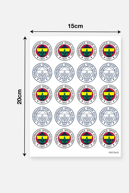 Fenerbahçe Sticker Seti Arma - Lisanslı Orijinal