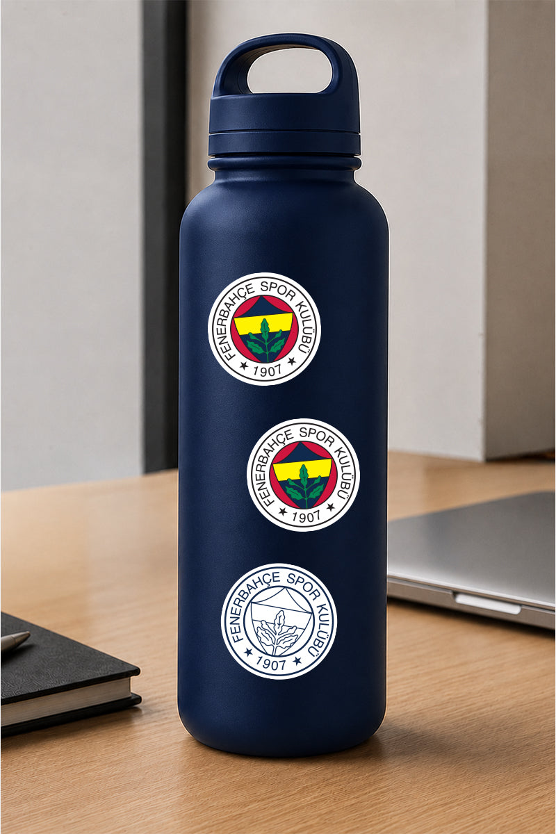Fenerbahçe Sticker Seti Arma - Lisanslı Orijinal