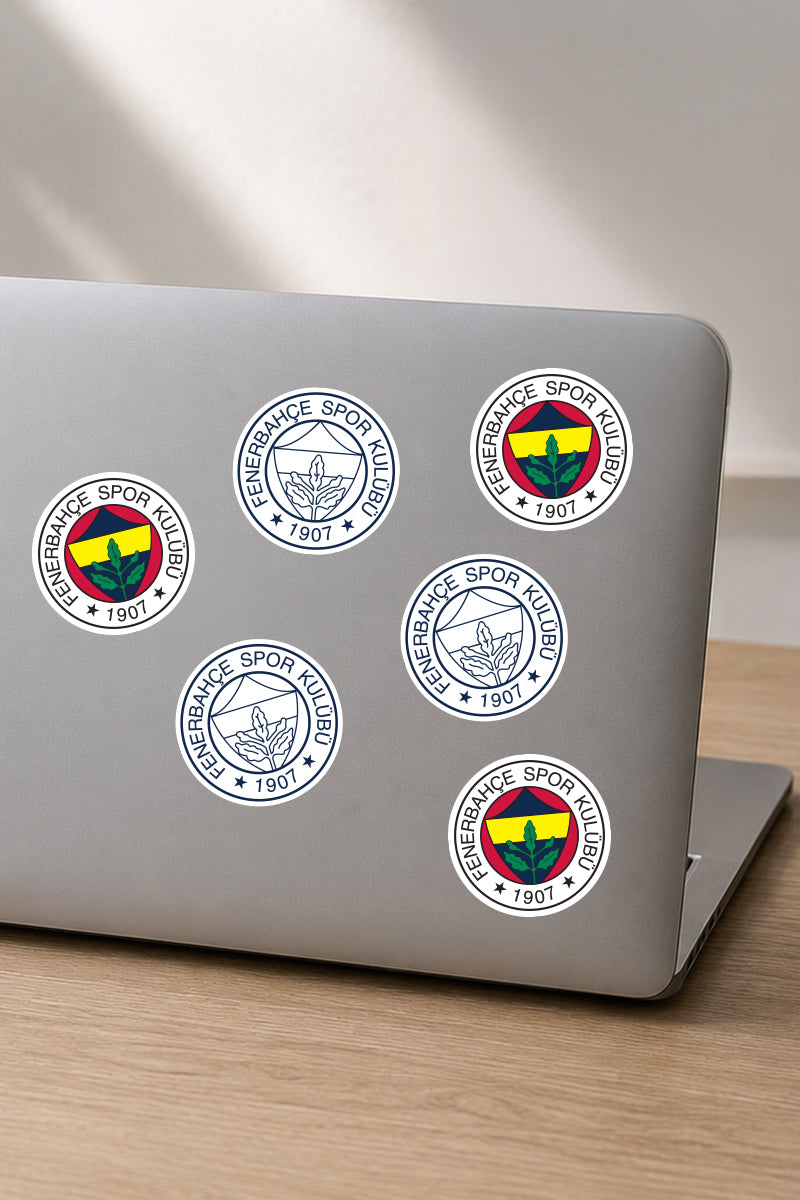 Fenerbahçe Sticker Seti Arma - Lisanslı Orijinal