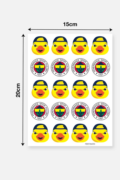 Fenerbahçe Sticker Seti Arma & Yellow Canary - Lisanslı Orijinal