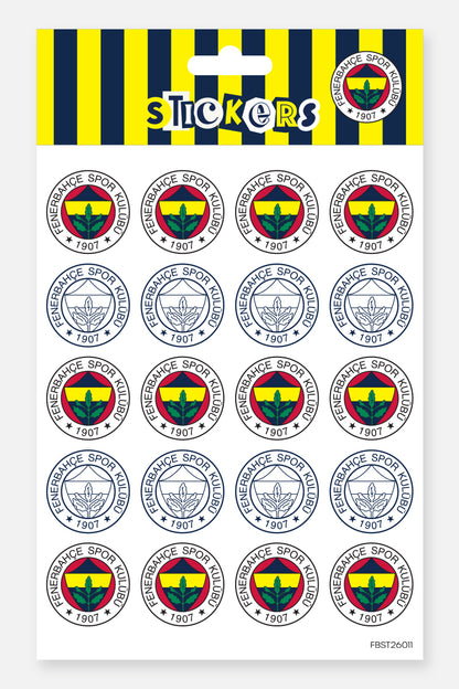 Fenerbahçe Sticker Seti Arma - Lisanslı Orijinal