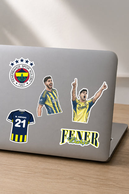 Fenerbahçe Sticker Seti Asensio - Lisanslı Orijinal