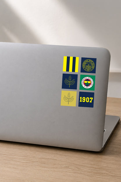 Fenerbahçe Sticker Seti İkonik - Lisanslı Orijinal