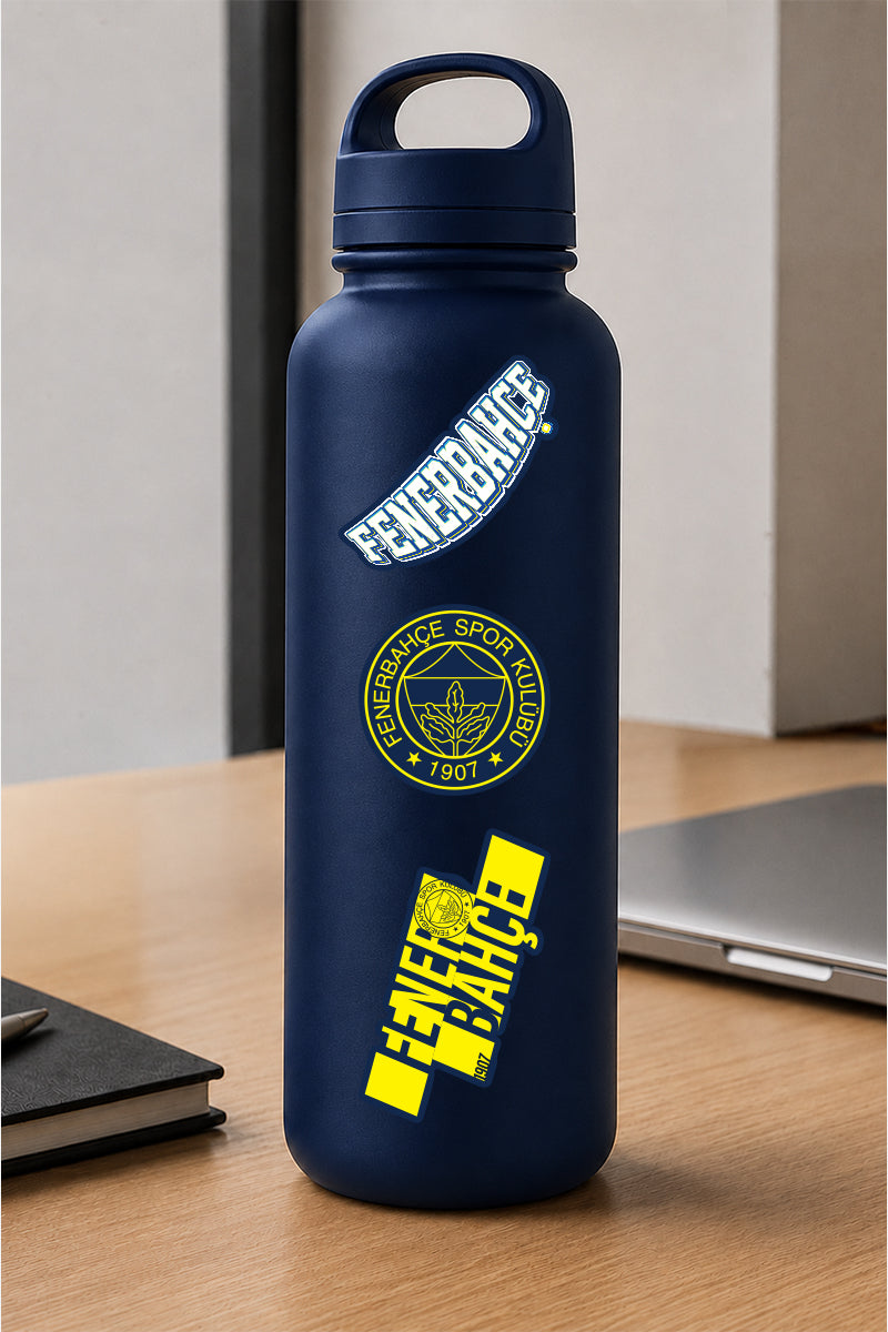 Fenerbahçe Sticker Seti Lacivert - Lisanslı Orijinal