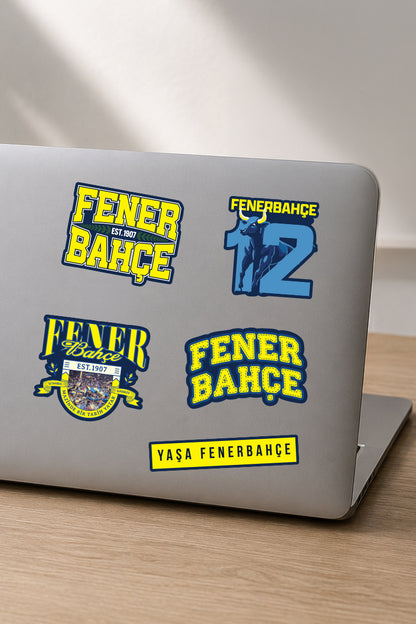 Fenerbahçe Sticker Seti Lacivert - Lisanslı Orijinal