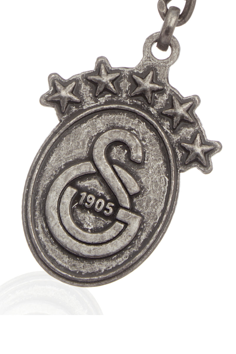 Galatasaray 5 Yıldız Antik Eskitme Metal Anahtarlık