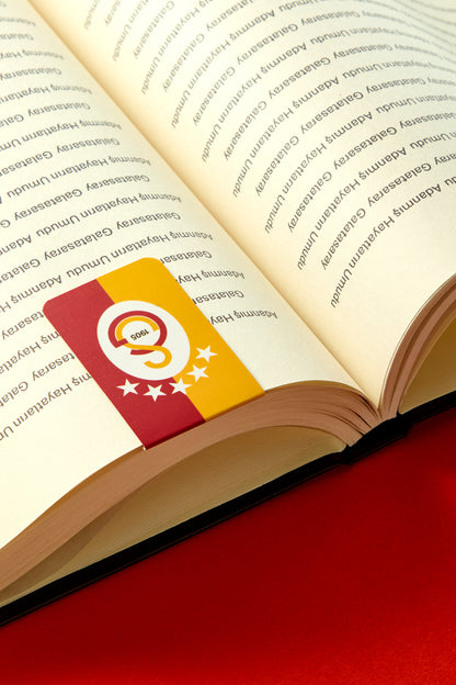 Galatasaray 5 Yıldız Arma Mıknatıslı Kitap Ayracı
