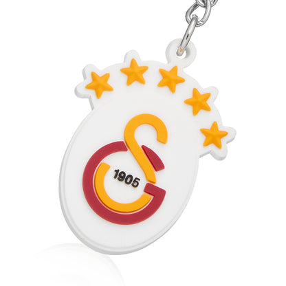 Galatasaray 5 Yıldız Arma Silikon Anahtarlık
