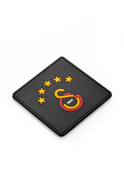 Galatasaray 5 Yıldız Arma Silikon Bardak Altlığı
