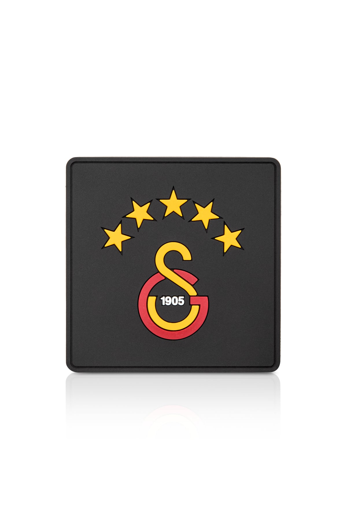 Galatasaray 5 Yıldız Arma Silikon Bardak Altlığı 2'li Set