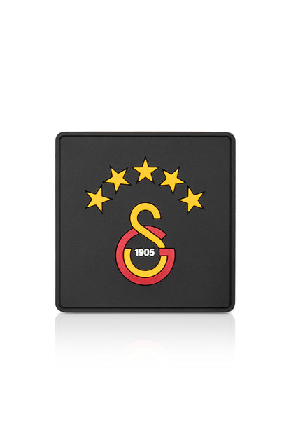 Galatasaray 5 Yıldız Arma Silikon Bardak Altlığı 2'li Set