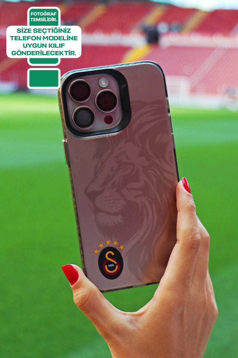 Galatasaray 5 Yıldız Aslan Premium Telefon Kılıfı