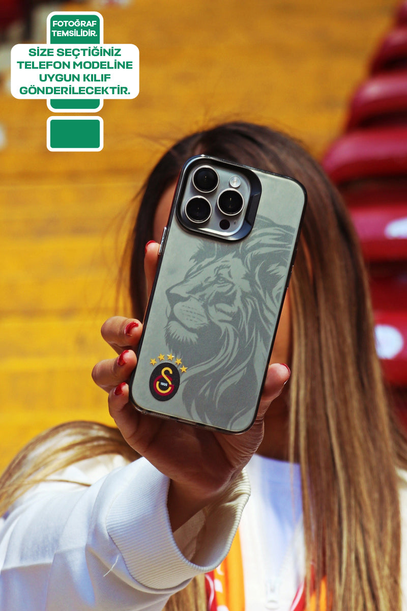 Galatasaray 5 Yıldız Aslan Premium Telefon Kılıfı