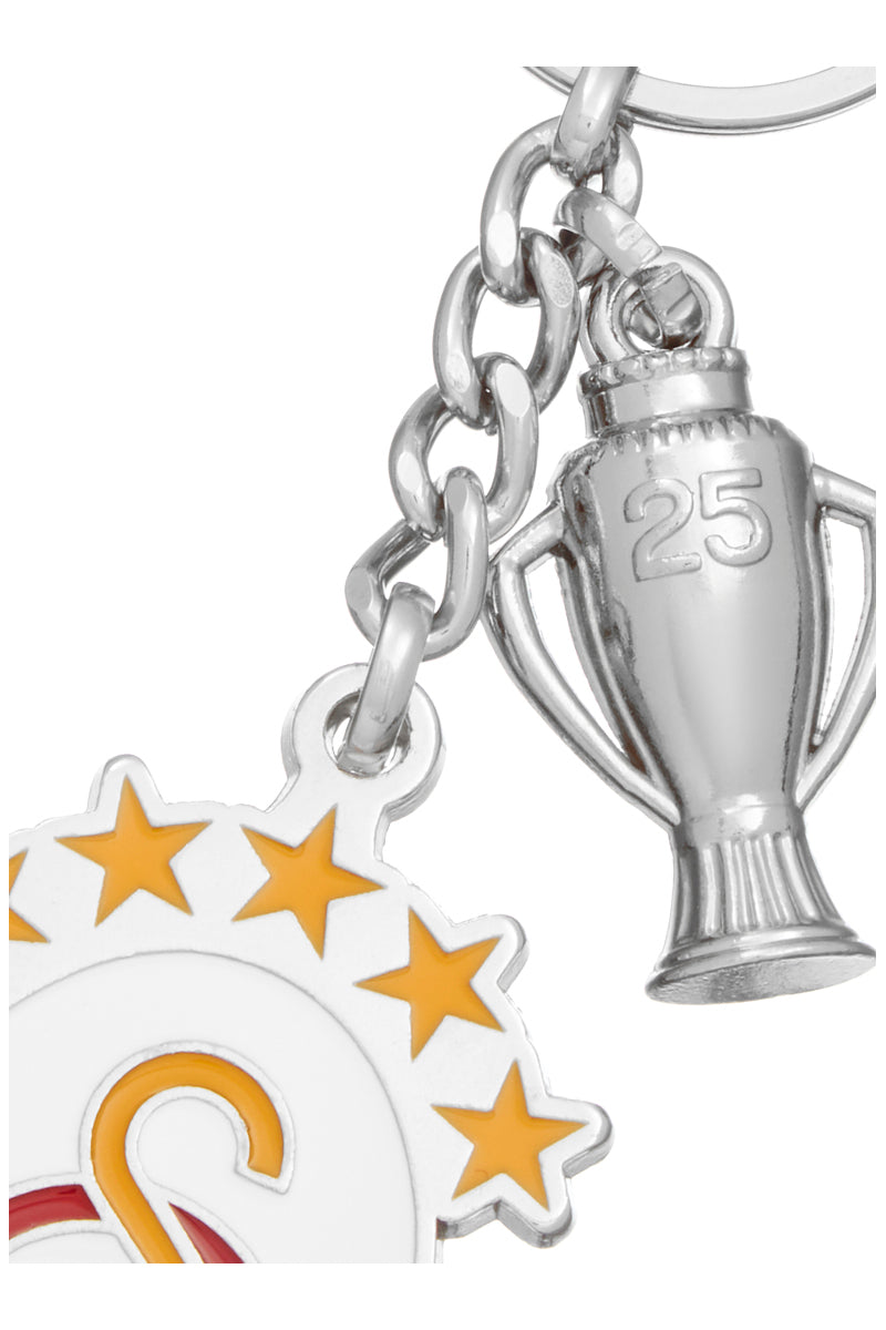 Galatasaray 5 Yıldız Kupalı Metal Anahtarlık