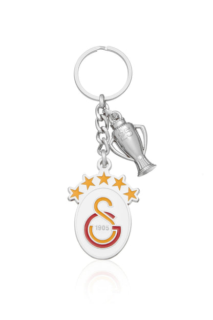 Galatasaray 5 Yıldız Kupalı Metal Anahtarlık