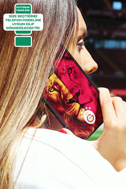 Galatasaray 5 Yıldız Parçalı Aslan Telefon Kılıfı
