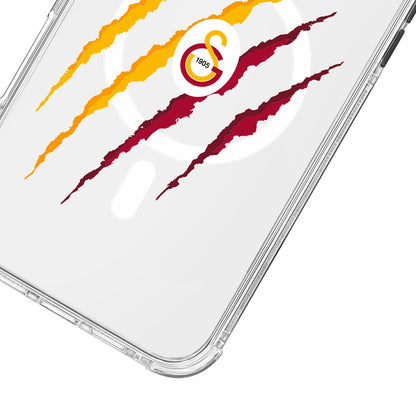 Galatasaray Aslan Pençe Magsafe Şeffaf Telefon Kılıfı