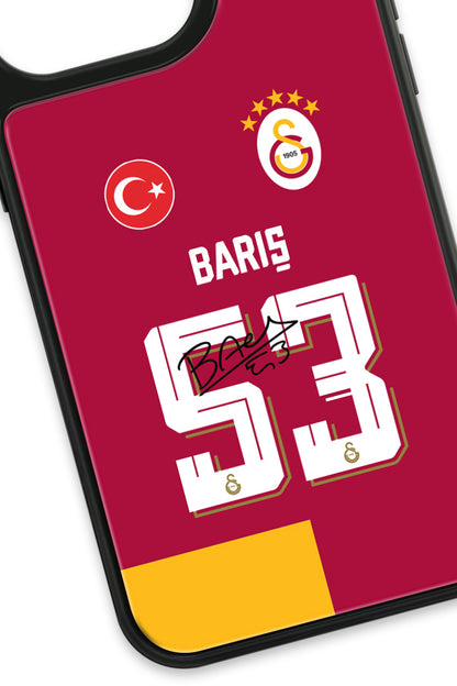 Galatasaray Barış Alper Yılmaz 53 Forma iPhone 13 Pro Cam Kılıf