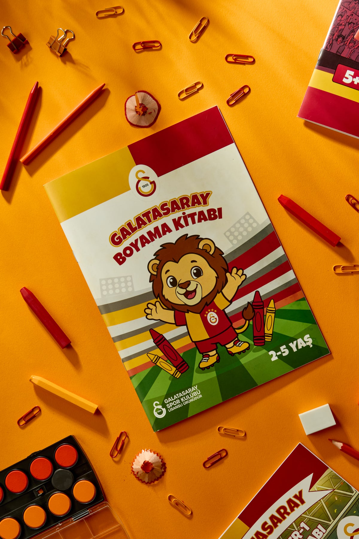 Galatasaray Boyama Kitabı Küçük Aslan 2-5 Yaş - Lisanslı Orijinal