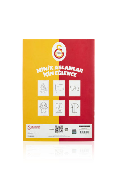 Galatasaray Boyama Kitabı Küçük Aslan 2-5 Yaş - Lisanslı Orijinal