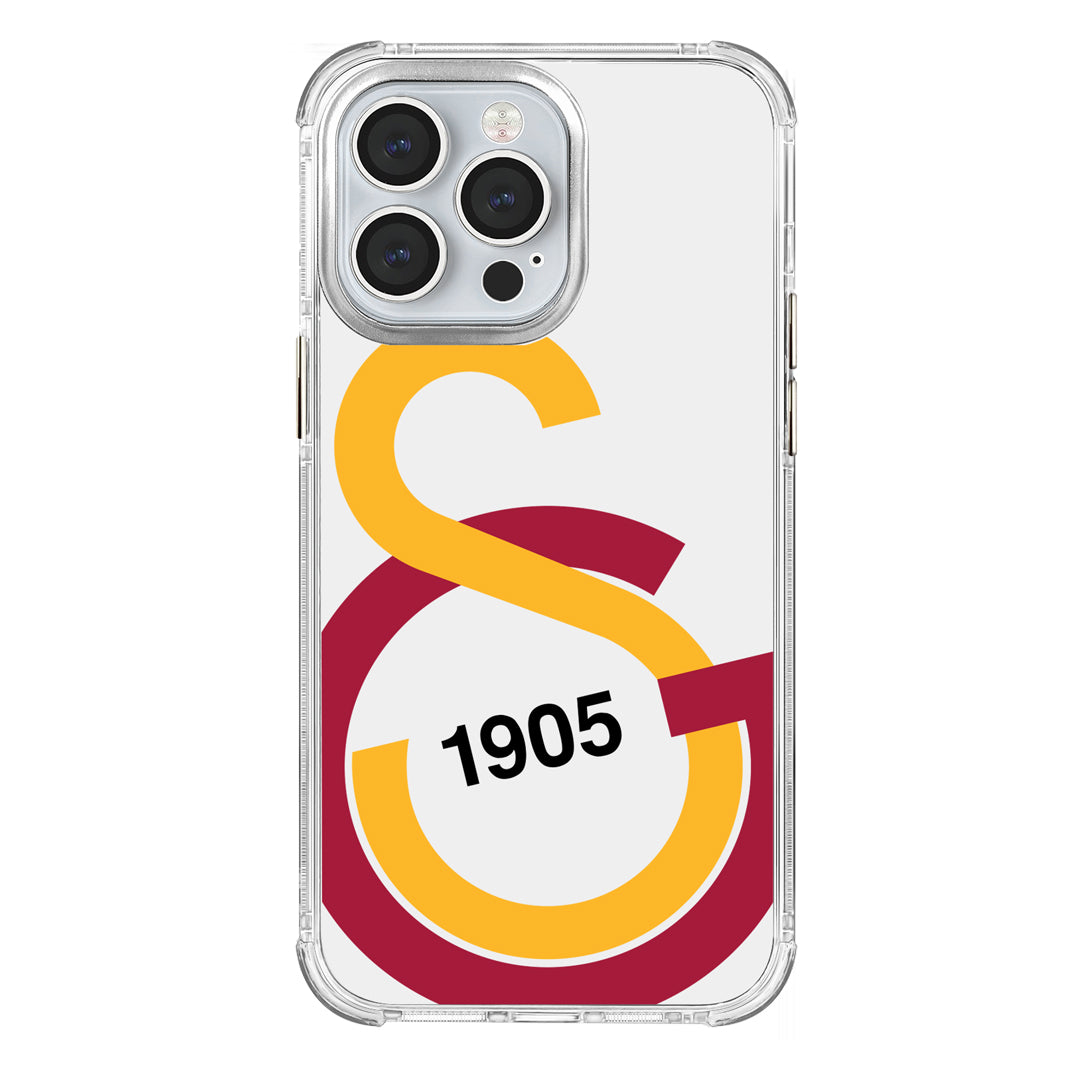 Galatasaray Büyük Logo Şeffaf iPhone 13 Pro Telefon Kılıfı