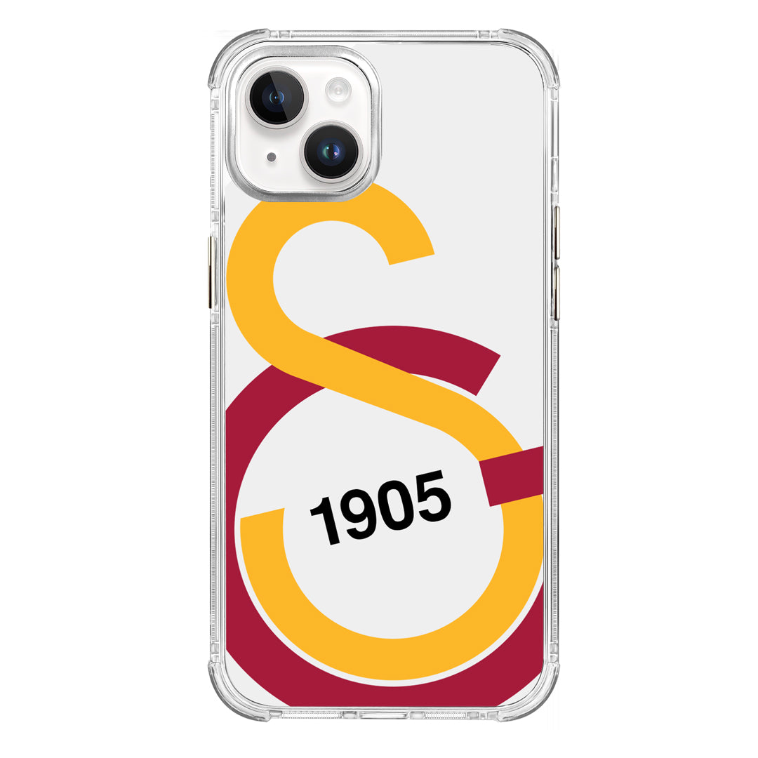 Galatasaray Büyük Logo Şeffaf iPhone 13 Telefon Kılıfı
