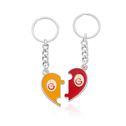 Galatasaray Çift Puzzle Metal Anahtarlık