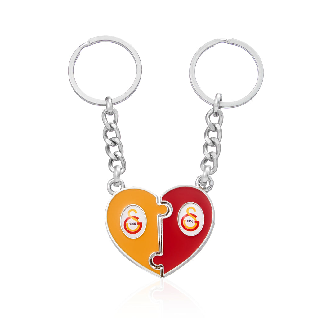 Galatasaray Çift Puzzle Metal Anahtarlık