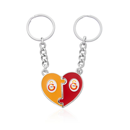 Galatasaray Çift Puzzle Metal Anahtarlık