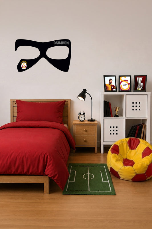 Galatasaray Duvar Sticker Osimhen Maske - Lisanslı Orijinal