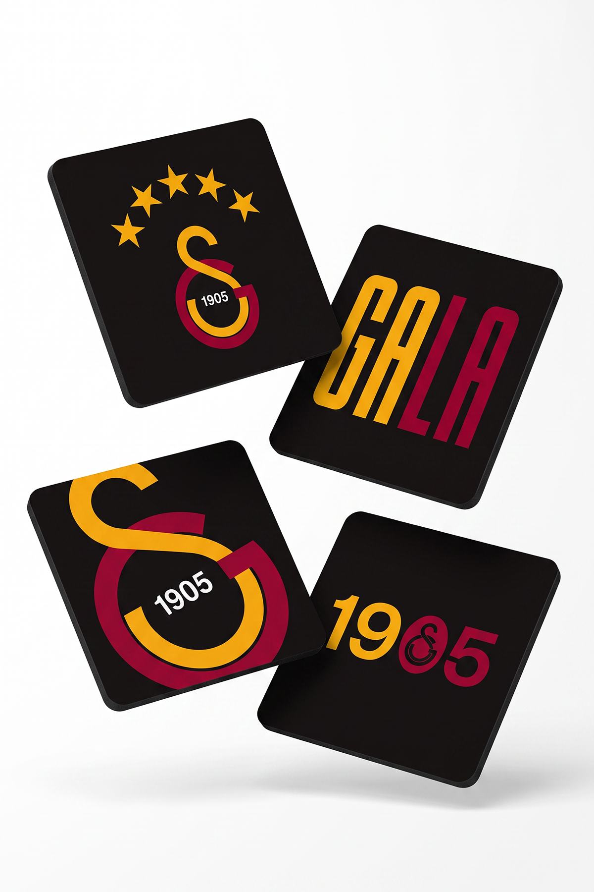 Galatasaray GALA 1905 Ahşap Bardak Altlığı
