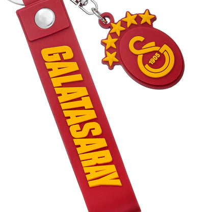 Galatasaray Kırmızı Charm Arma Silikon Anahtarlık