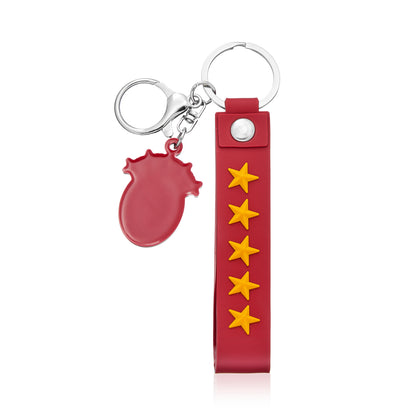Galatasaray Kırmızı Charm Arma Silikon Anahtarlık