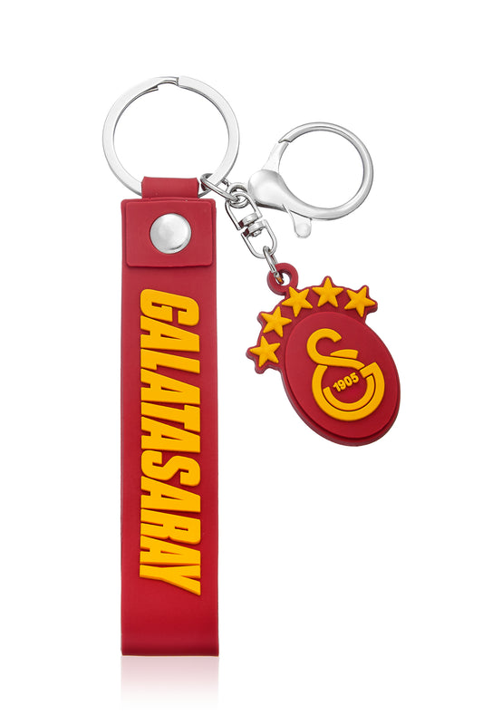 Galatasaray Kırmızı Charm Arma Silikon Anahtarlık