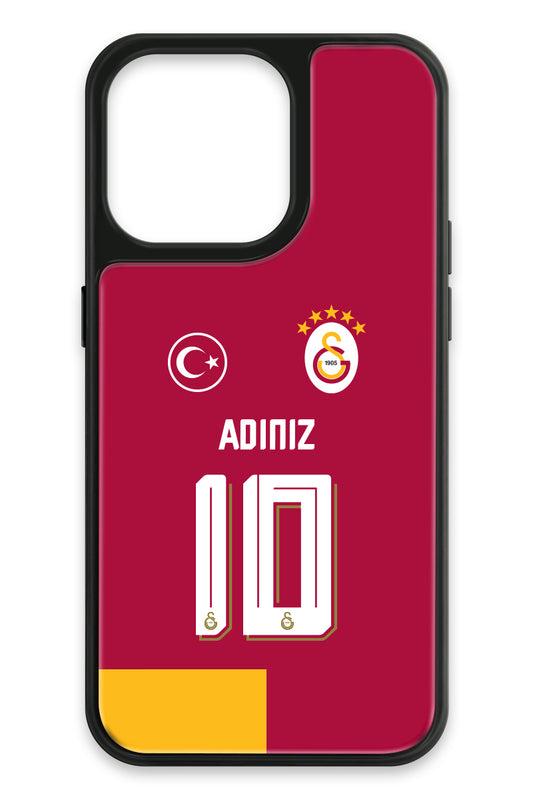 Galatasaray Kişiye Özel Parçalı Forma iPhone 13 Pro Cam Telefon Kılıfı