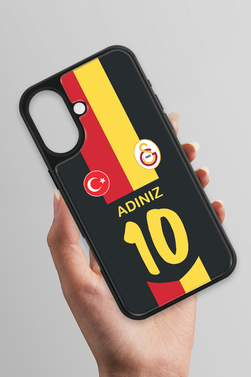 Galatasaray Kişiye Özel Retro 1998-1999 Forma iPhone 16 Cam Kılıf