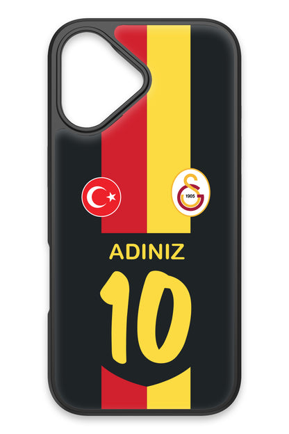 Galatasaray Kişiye Özel Retro 1998-1999 Forma iPhone 17 Cam Telefon Kılıfı