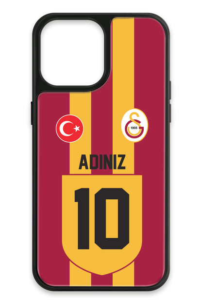 Galatasaray Kişiye Özel Retro 1999-2000 Forma iPhone 13 Pro Max Cam Telefon Kılıfı